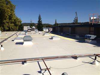 Gym Roof at EDHS After